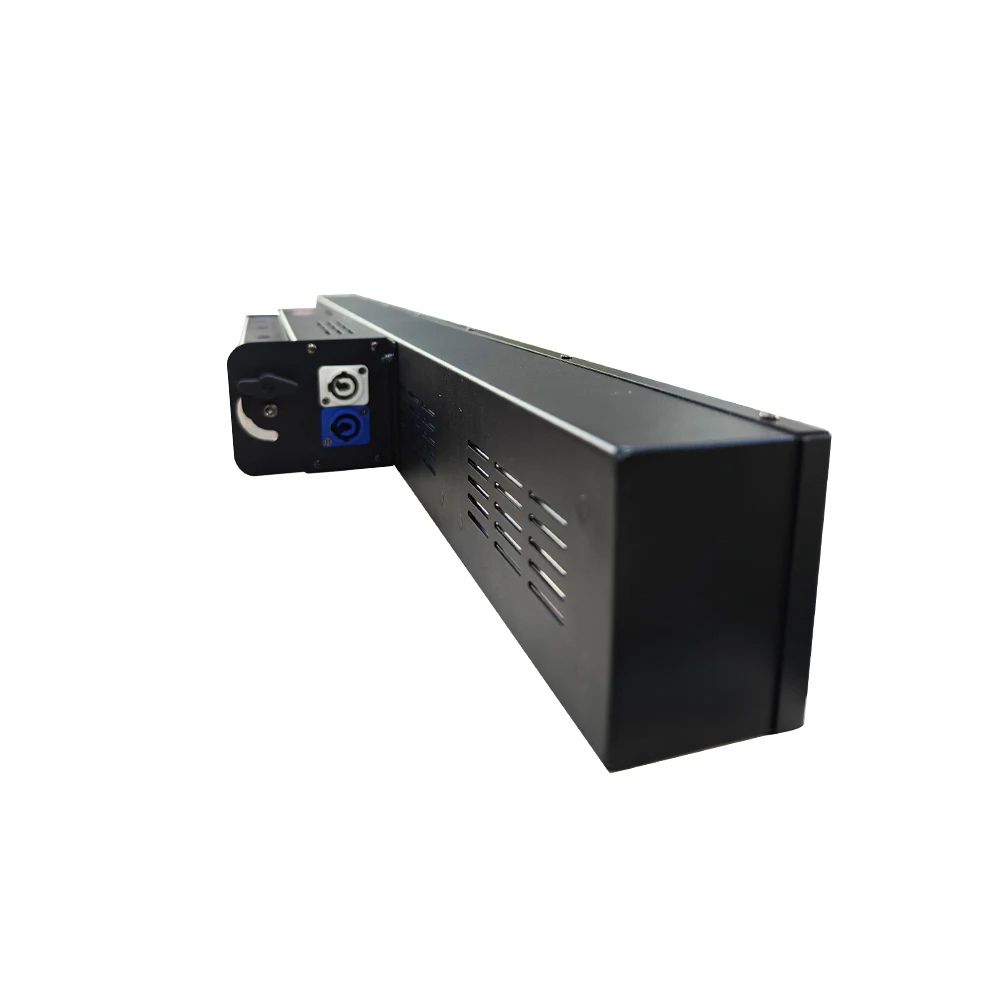 100W Hybrid Retro LED Pixel Bar - Warm White COB Matrix Batten with RGB Background & Honeycomb Lens for Stage FX & TV