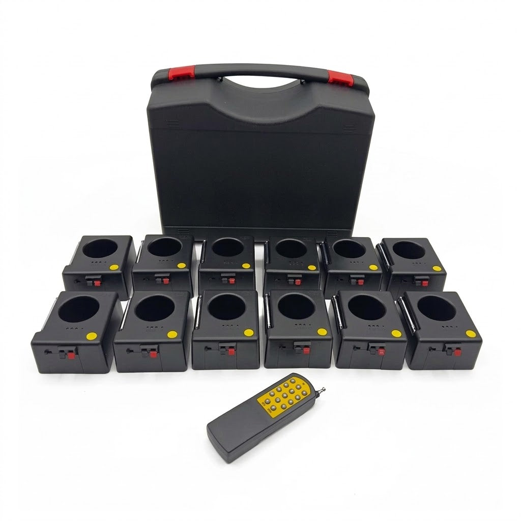 10 Pcs Wireless Cold Spark Fountain Base Kit