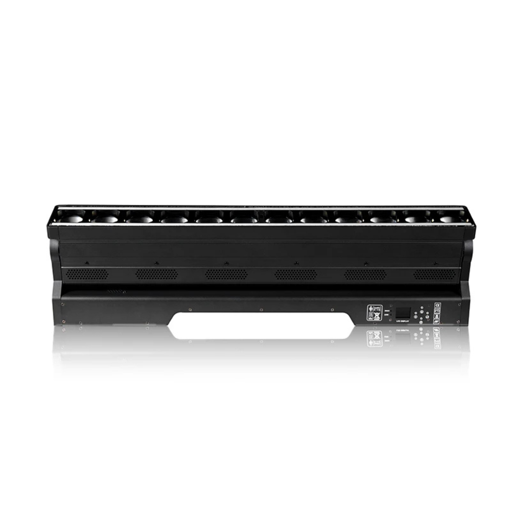 12x40W Hybrid Motorized Zoom Bar - RGBW Pixel Batten with RGB & Warm White Background Strobe FX for Touring & Stage