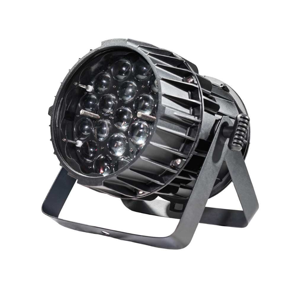 19x15W IP65 LED Zoom Par Can - Motorized RGBW 4-in-1 Outdoor Wash Light Fixture for Concert Stages, Theaters & Architectural Lighting