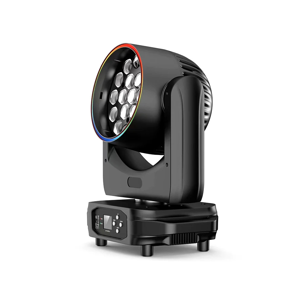 19x15W LED Wash Moving Head Light - Pro RGBW 4-in-1 Stage Wash Fixture with High-Speed Strobe for DJ, Club, Church & Concert