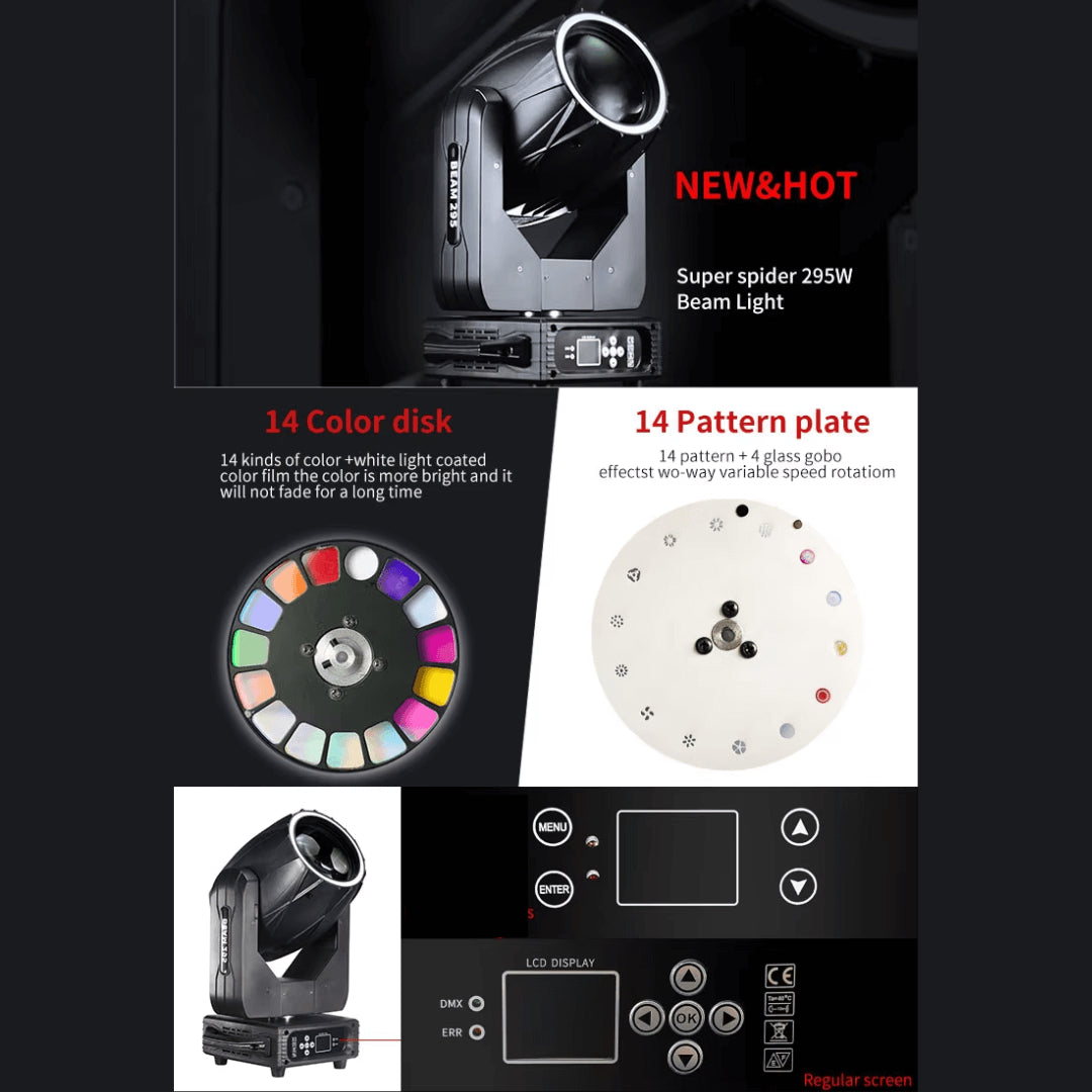 295W Pro Beam Moving Head Light
