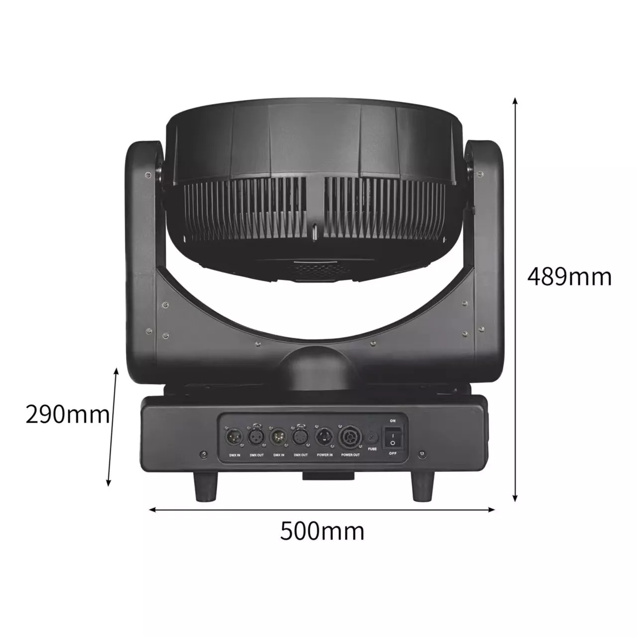 37x40W LED Pixel Wash Moving Head - Pro RGBW 4-in-1 Zoom Fixture with Rotating Kaleidoscope Lens & CRI 95 for TV, Theater & Concert Stages