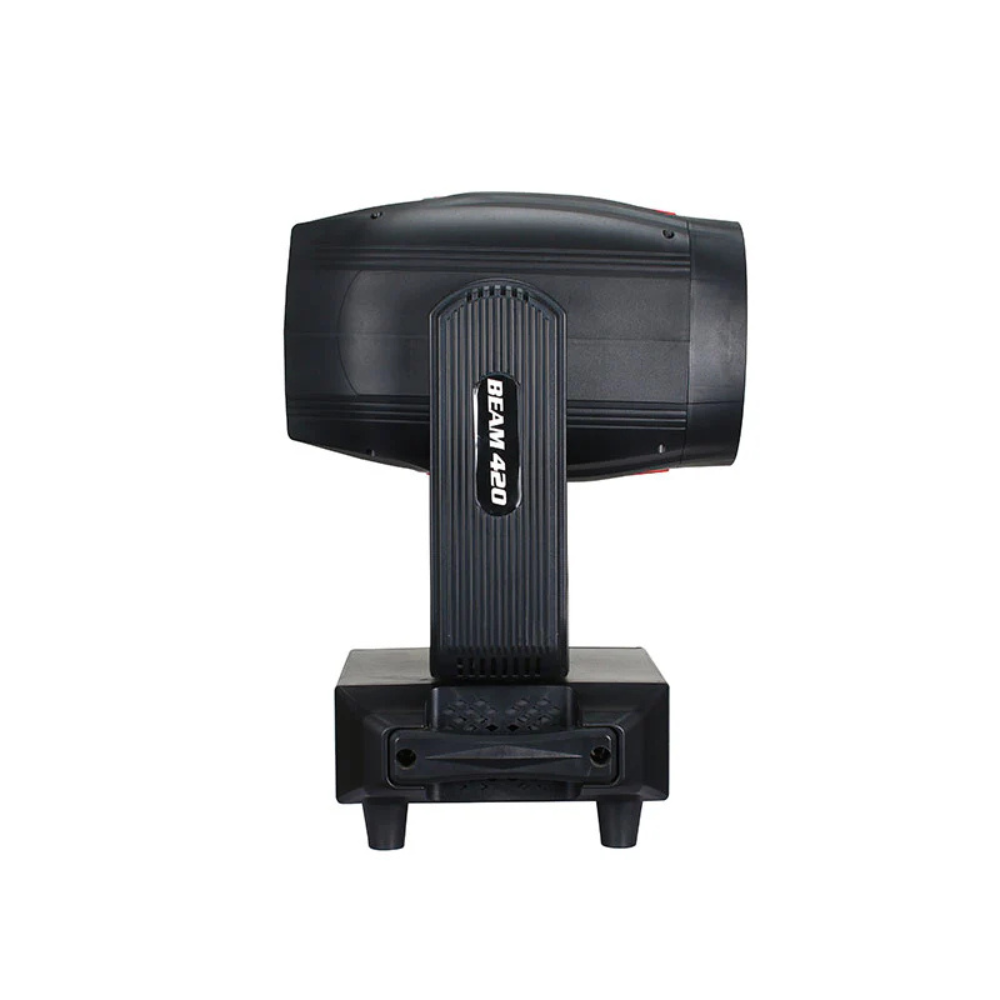 420W 19R Beam Moving Head Light - Pro Stage Fixture with 4-Layer Multi-Facet Prisms, Glass Gobos & Color Wheel for Concerts, Clubs & DJ Events