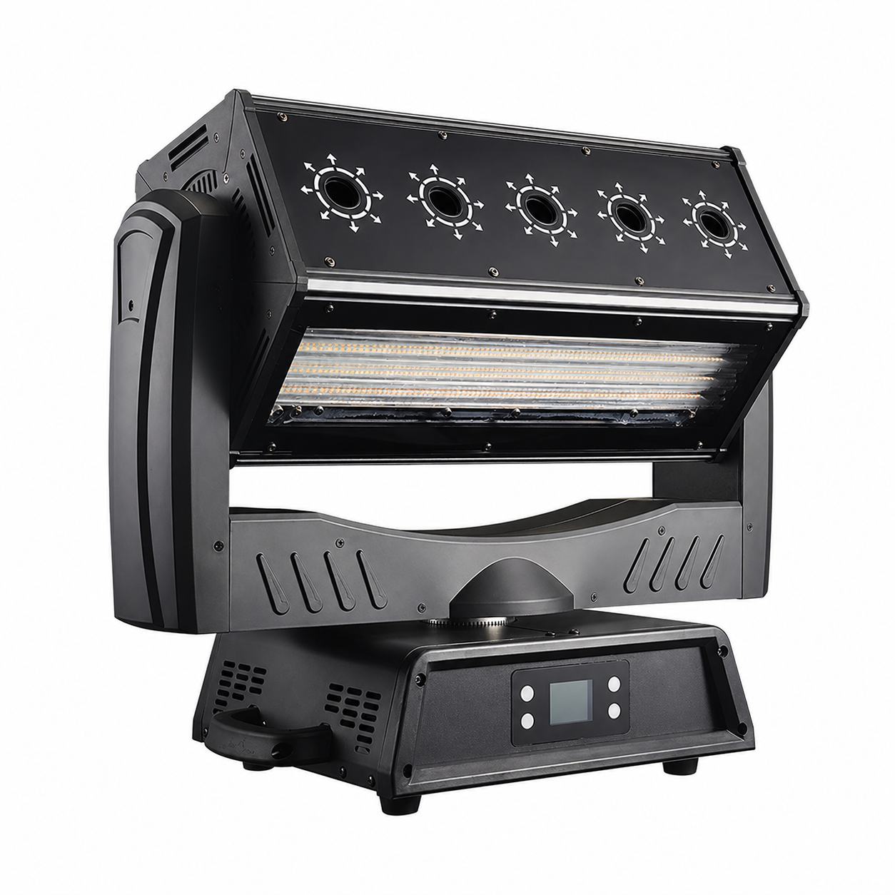 5-In-1 1000W Motorized Hybrid LED Strobe Light