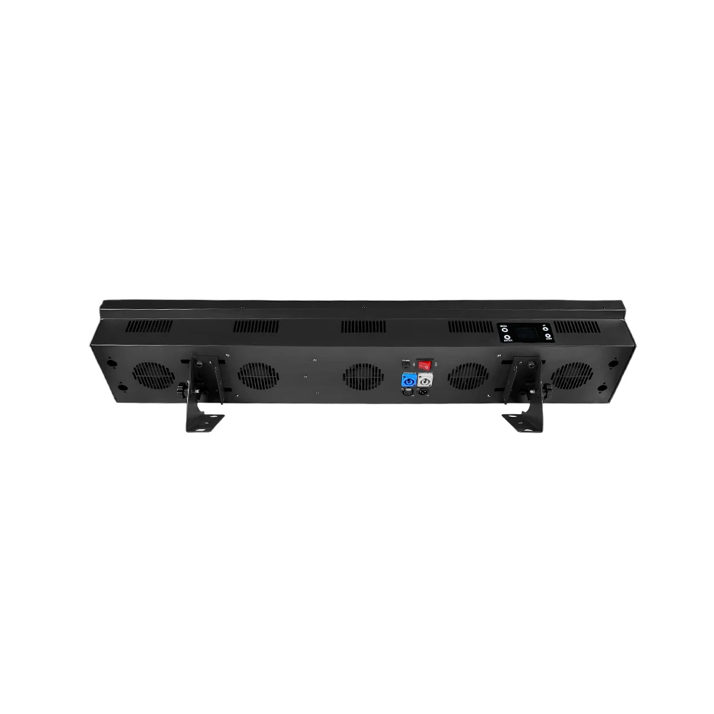 5x60W Retro LED Matrix Bar - Tungsten Golden Beam Blinder with RGB Halo Rings & Pixel Wash Strip for DJ, TV Stage & Concerts