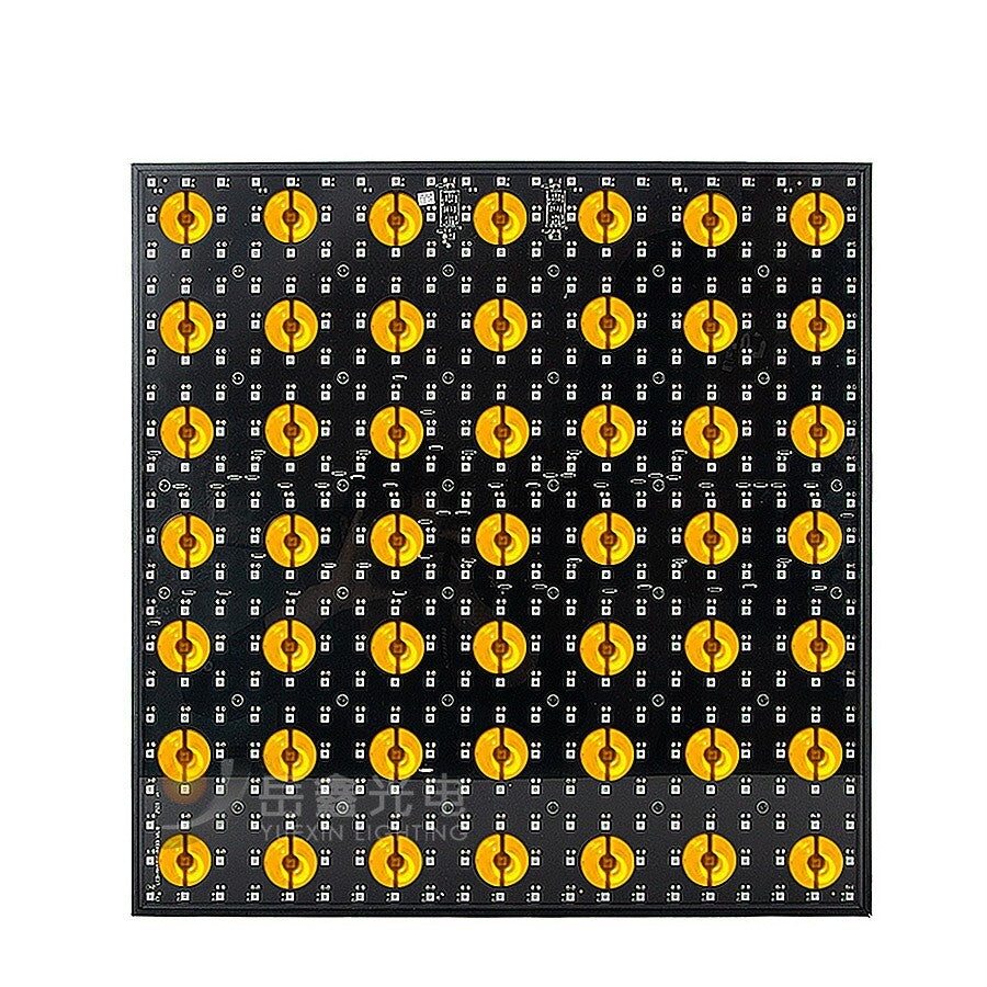 7x7 LED Pixel Matrix Panel - Pro 49-Cell Hybrid Stage Background Blinder with Individual Pixel Control for Concerts, Clubs & TV Sets
