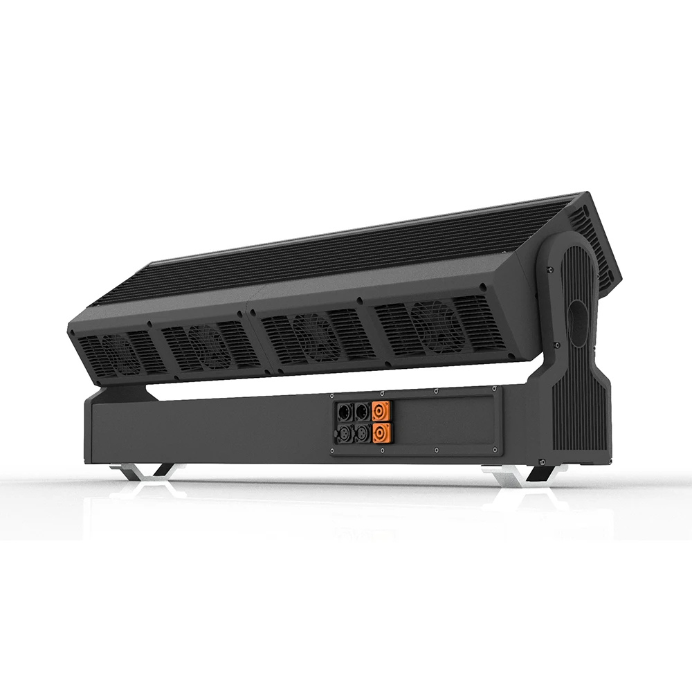 IP65 Motorized LED Tilt Batten - 10x60W RGBW Zoom Pixel Bar with Aura Background Matrix, Waterproof Stage Lighting for Concerts, Festivals & Touring