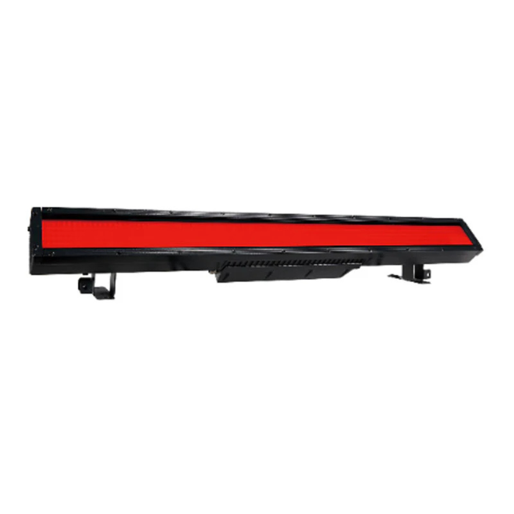 IP66 Outdoor Hybrid LED Strobe Bar - Linear Pixel Wash Batten (672 RGB + 112 CW LEDs) with Electronic Frost for Festival & Stage