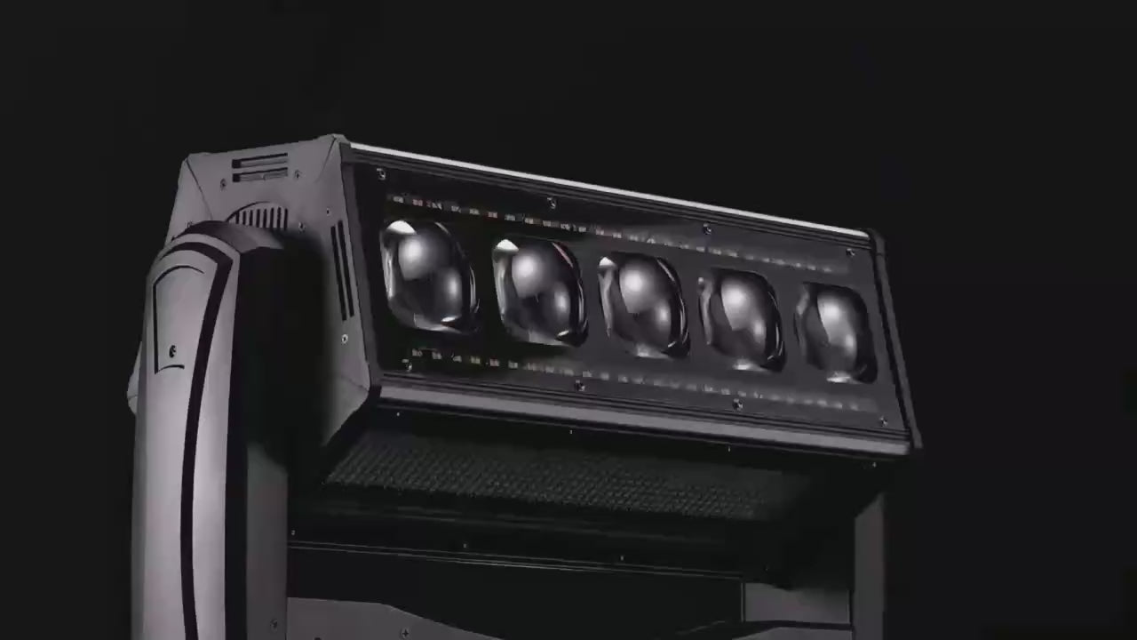 5-In-1 1000W Motorized Hybrid LED Strobe Light